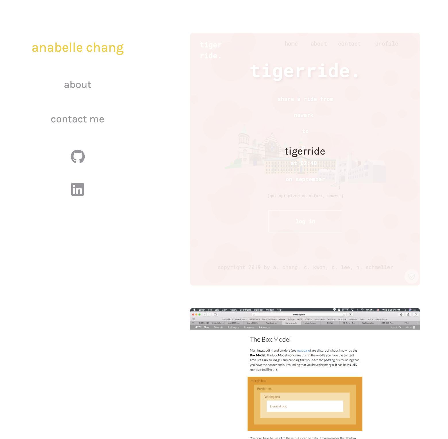 First iteration of my site!